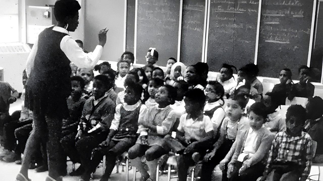 Harlem School 1970 backdrop