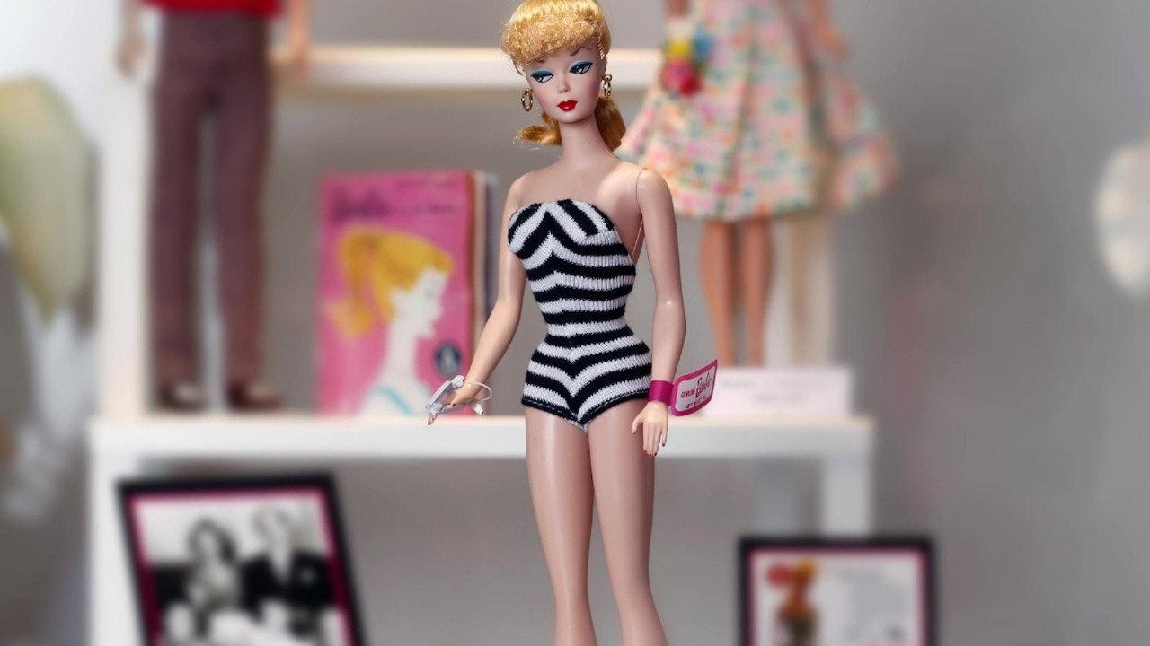 The Barbie Story backdrop