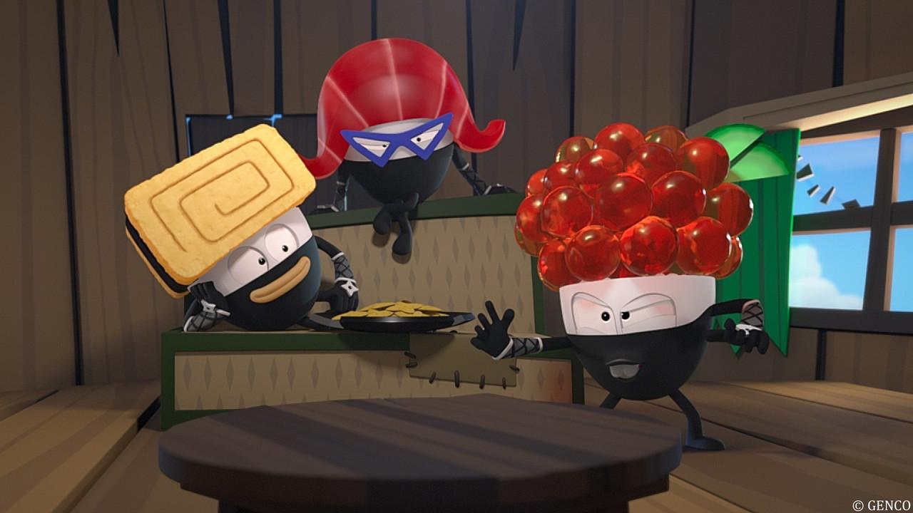 Sushi Ninja backdrop