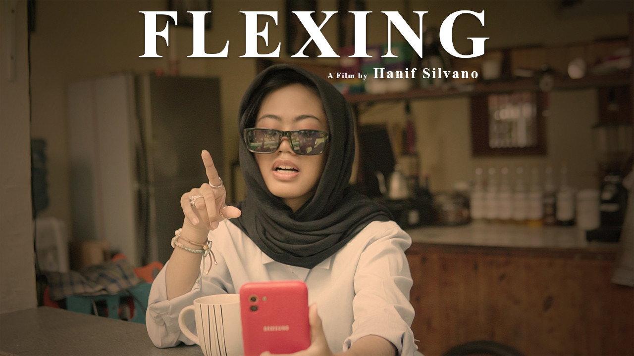 Flexing backdrop