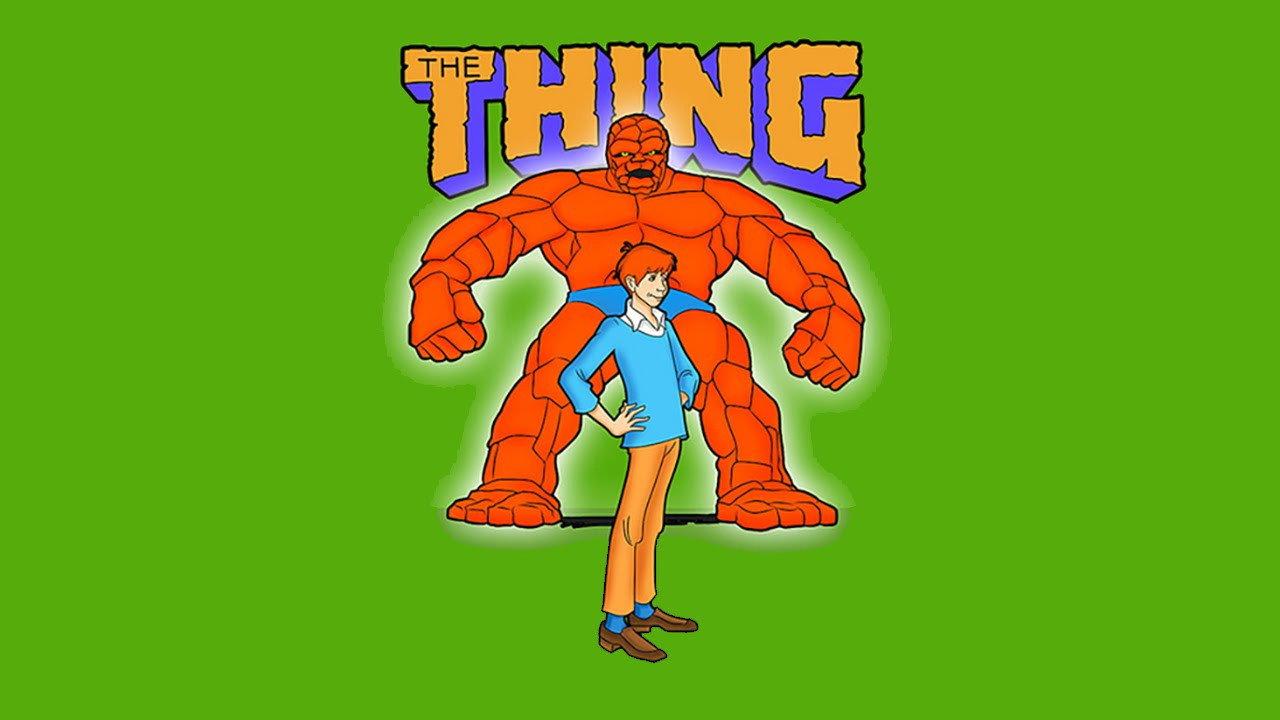 Fred and Barney Meet The Thing backdrop
