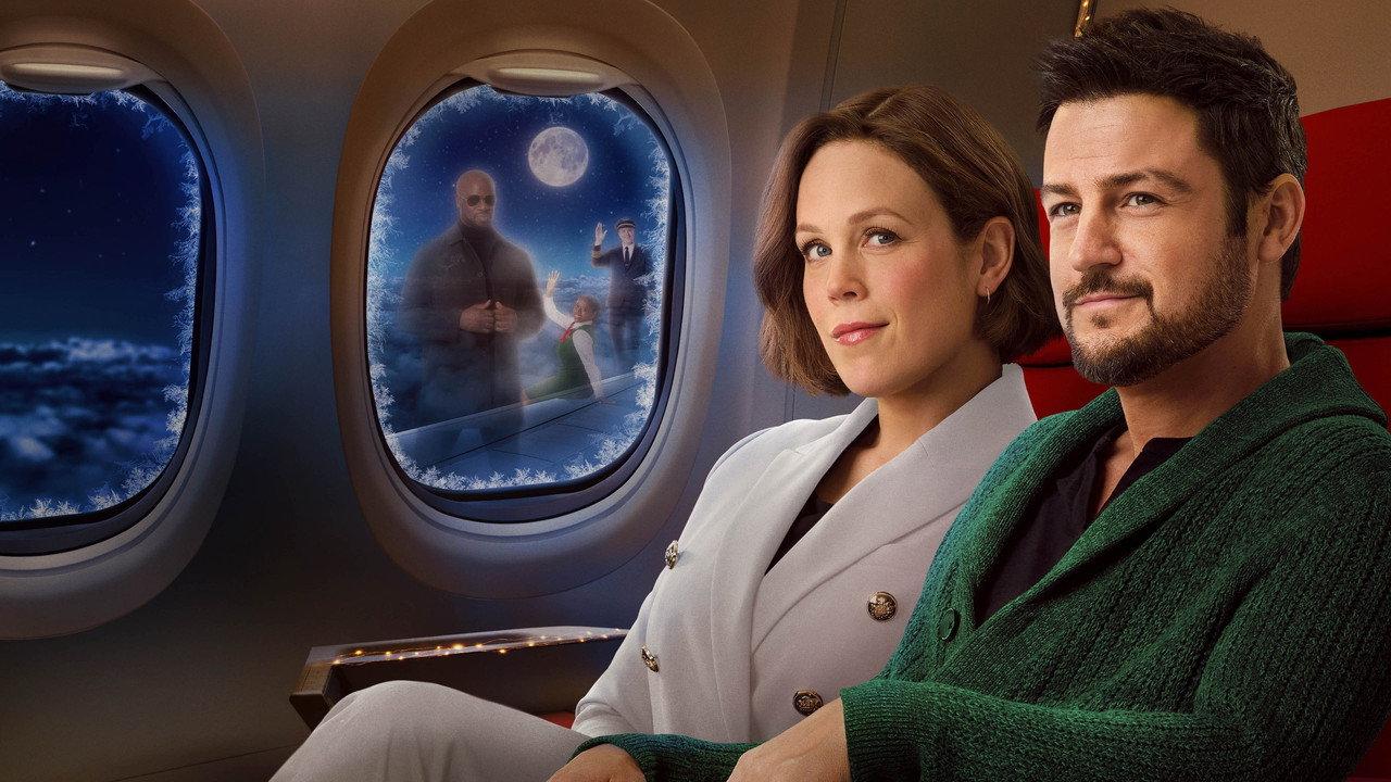Christmas Above the Clouds backdrop