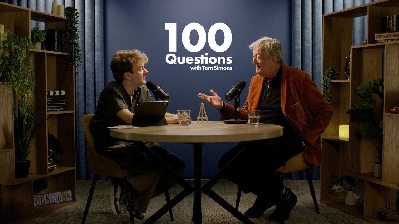 100 Questions with Tom Simons backdrop