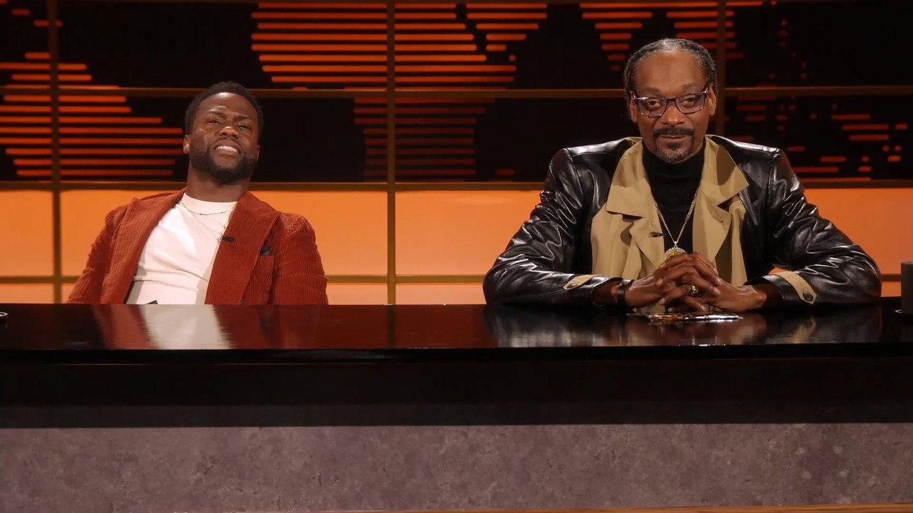 2021 and Done with Snoop Dogg & Kevin Hart backdrop