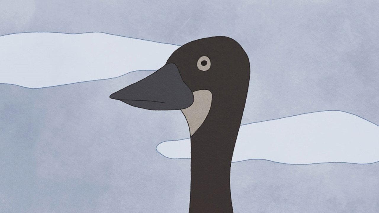 Hudson Geese backdrop