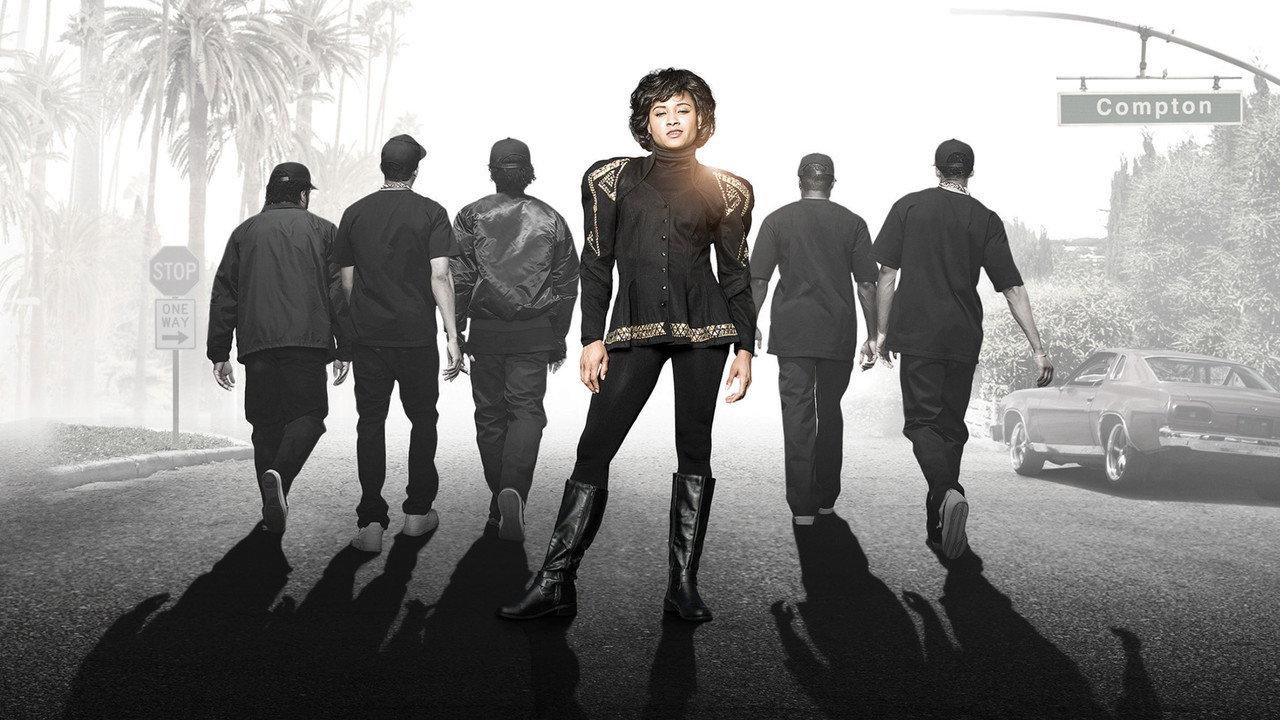 Surviving Compton: Dre, Suge and Michel'le backdrop