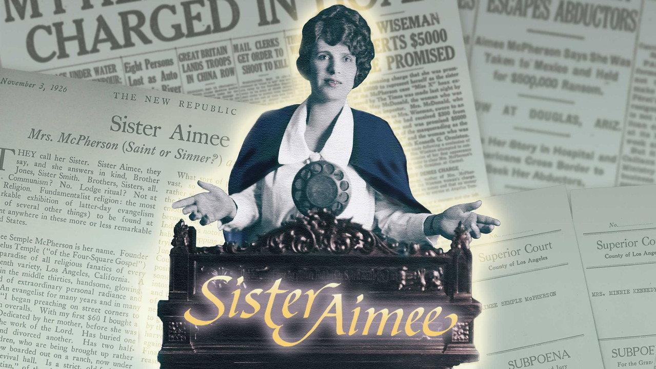 Sister Aimee backdrop