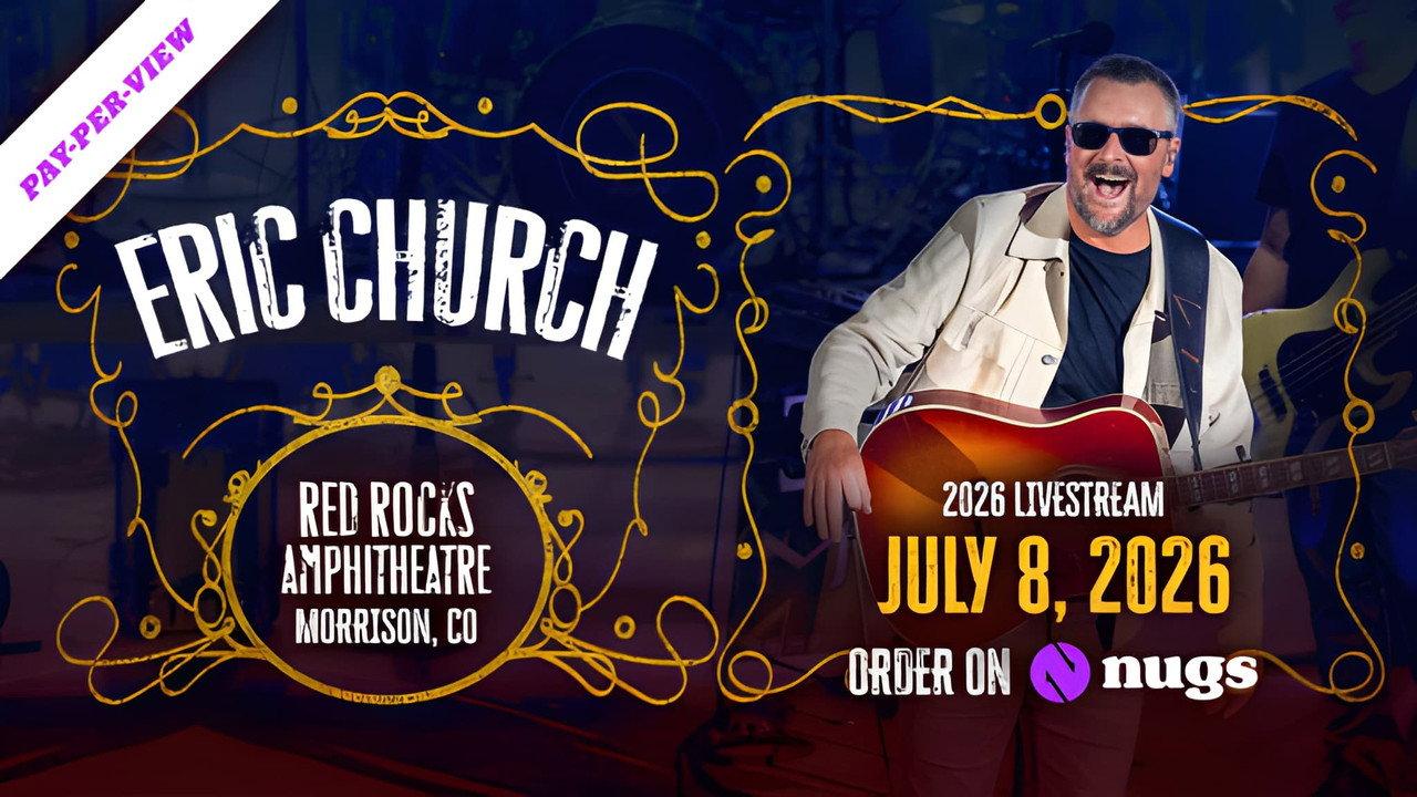 Eric Church - Live at Red Rocks Amphitheatre 7-08-2026 backdrop