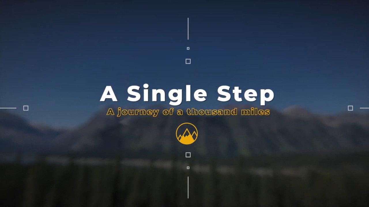 A Single Step - A Journey of a Thousand Miles backdrop