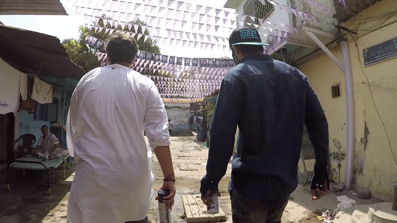 Wolf of Chawl Street backdrop
