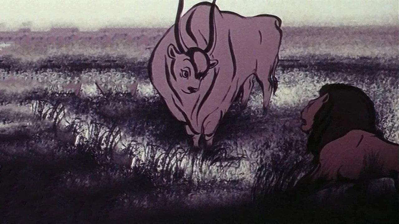 Lion and Bull backdrop