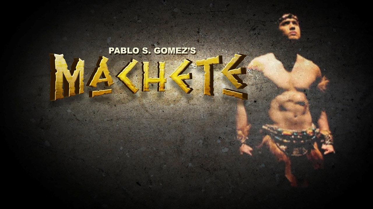 Machete backdrop