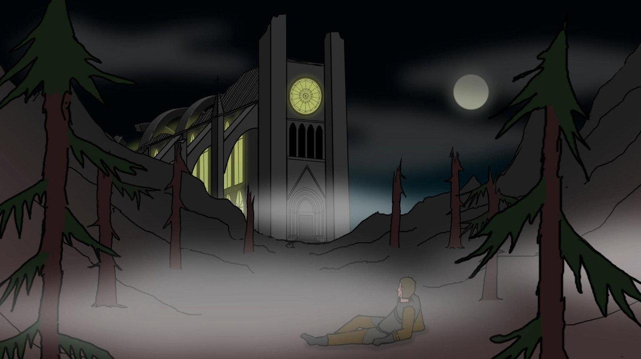 Funeral en el bosque backdrop