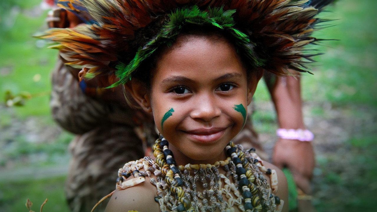 Tribal Life: Papua New Guinea backdrop