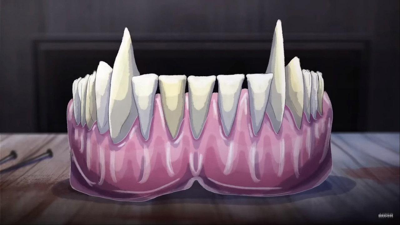 Teeth backdrop
