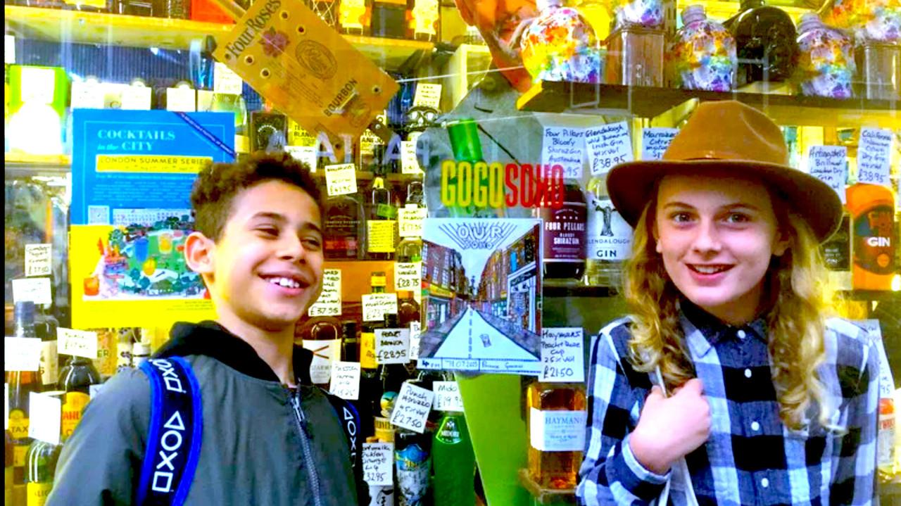 Our Soho backdrop
