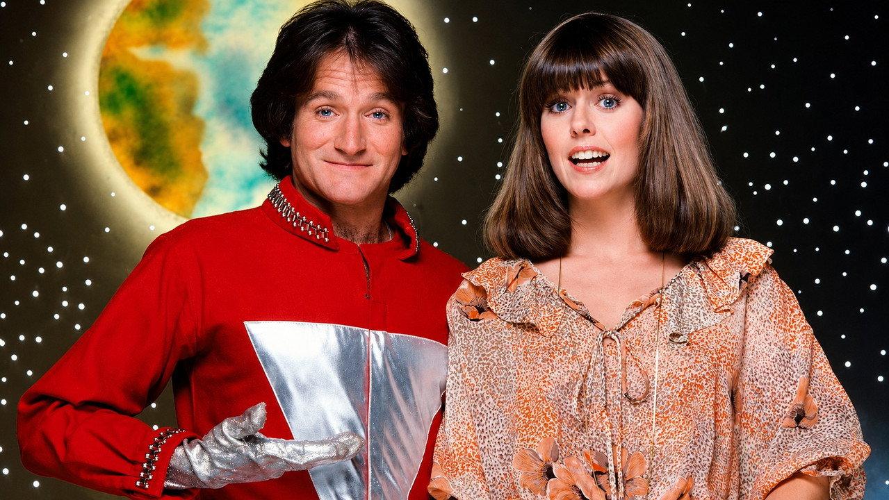 Mork & Mindy backdrop