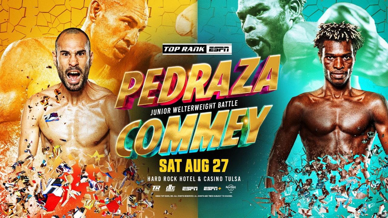 Jose Pedraza vs. Richard Commey backdrop