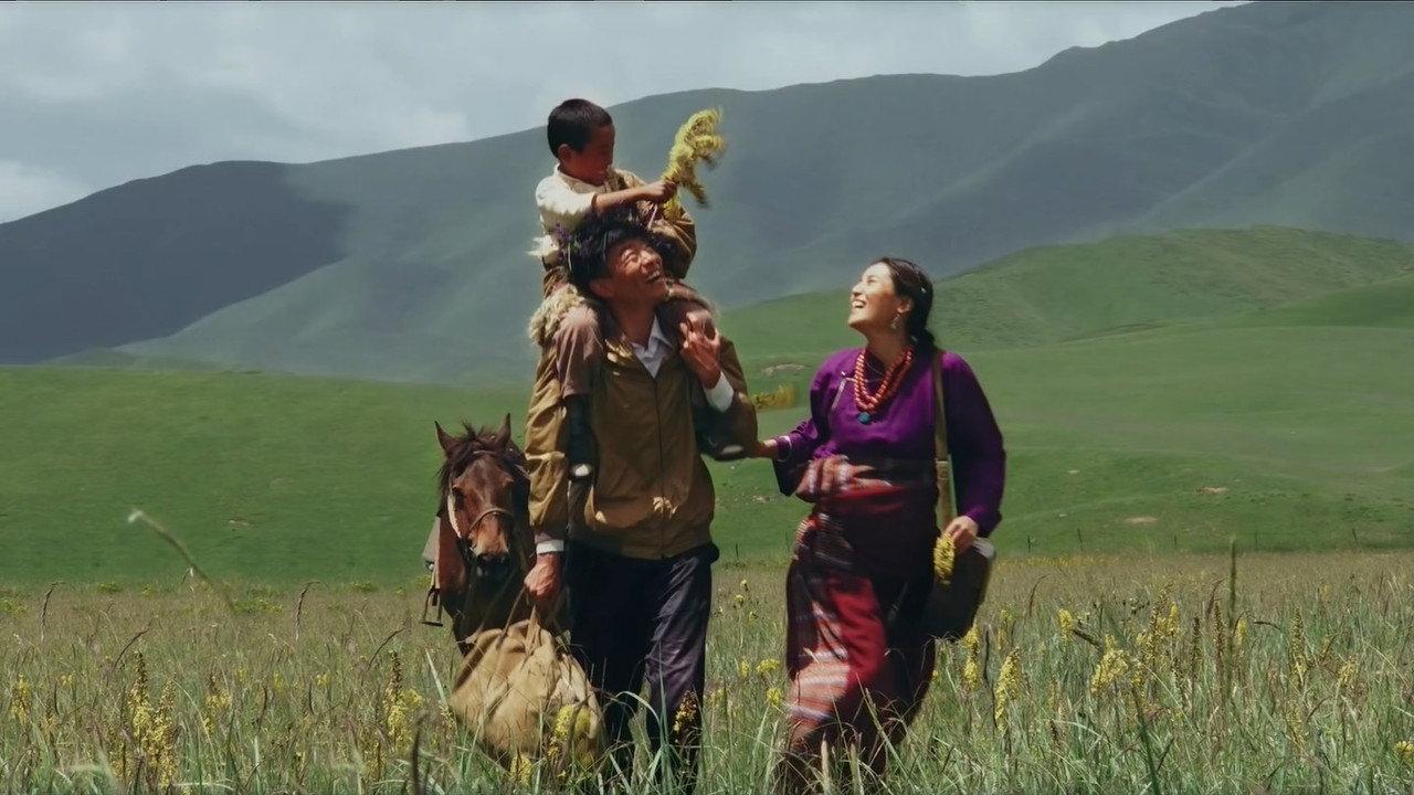A Blossom of Love in Gannan backdrop