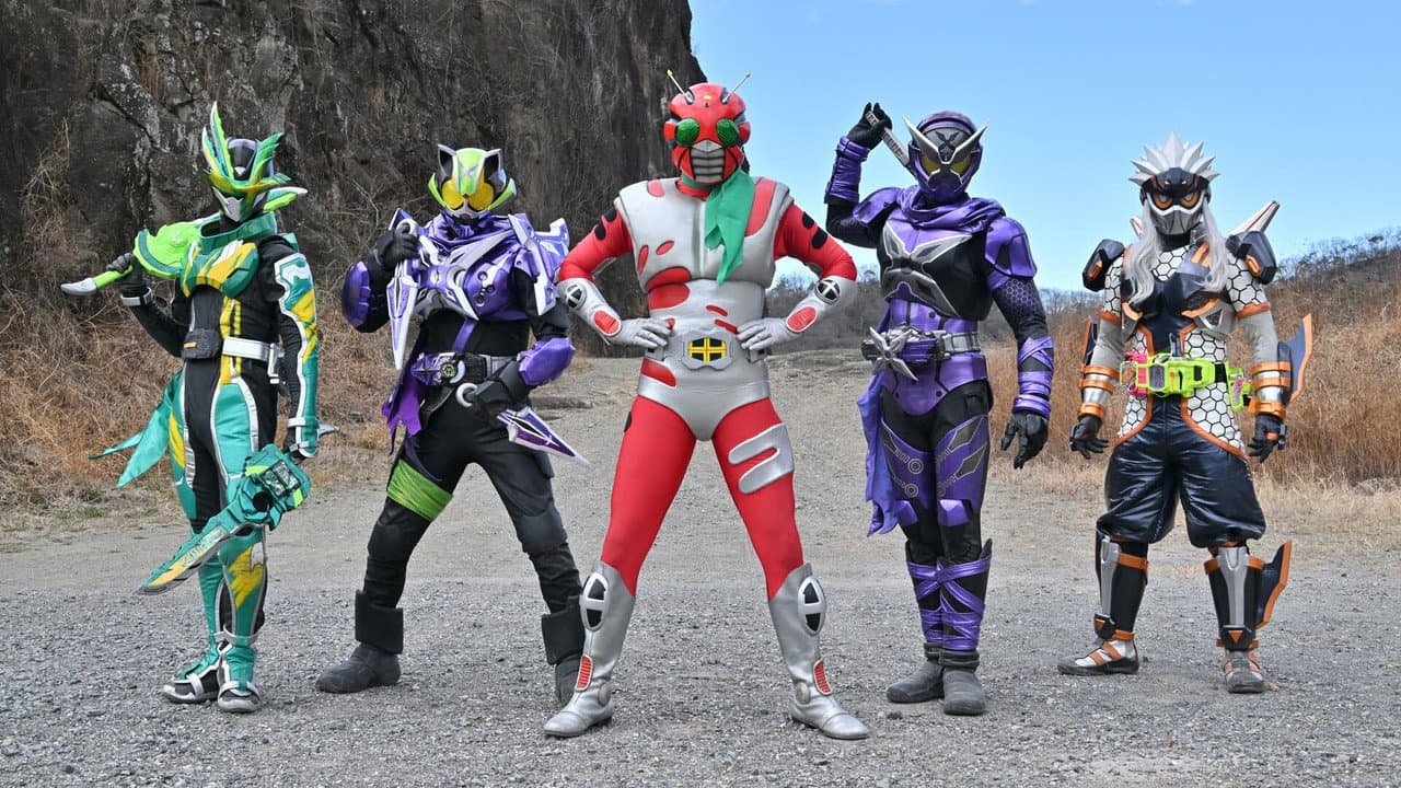 Geats Extra: Kamen Rider Tycoon meets Kamen Rider Shinobi backdrop