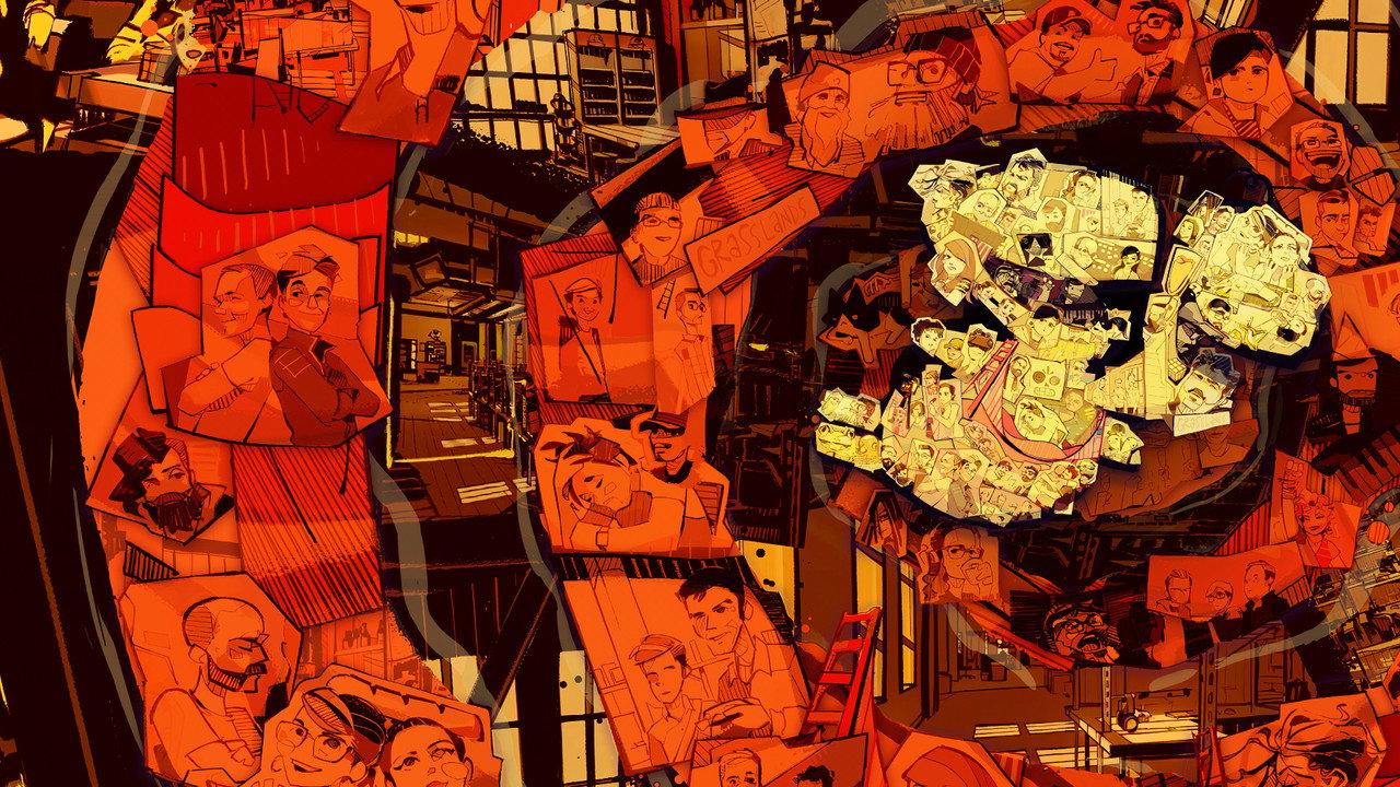 Double Fine PsychOdyssey backdrop