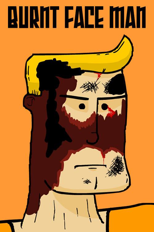 Burnt Face Man backdrop