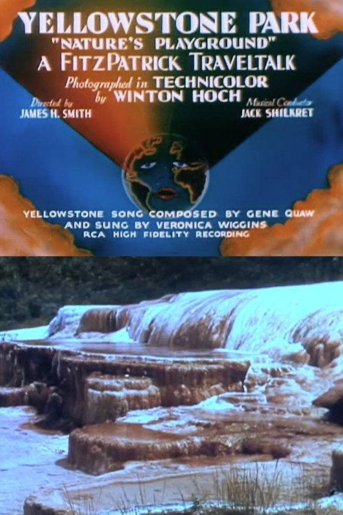 Yellowstone Park: 'Nature's Playground' backdrop