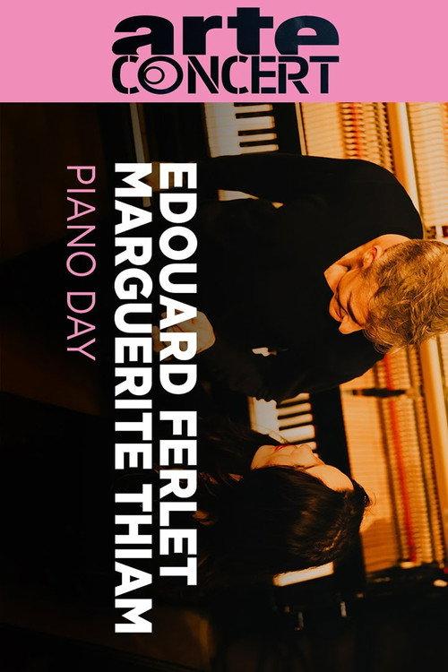 Edouard Ferlet & Marguerite Thiam @ Piano Day 2025 backdrop