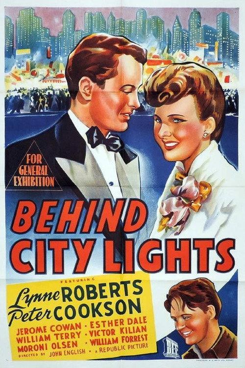 Behind City Lights backdrop