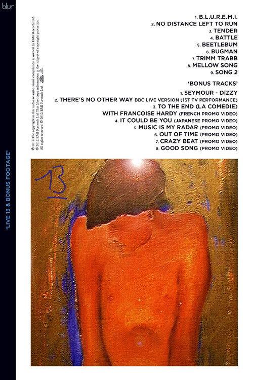 Blur: Live 13 & Bonus Footage backdrop