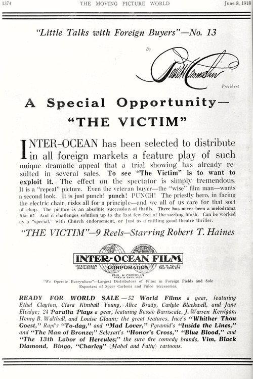 The Victim backdrop