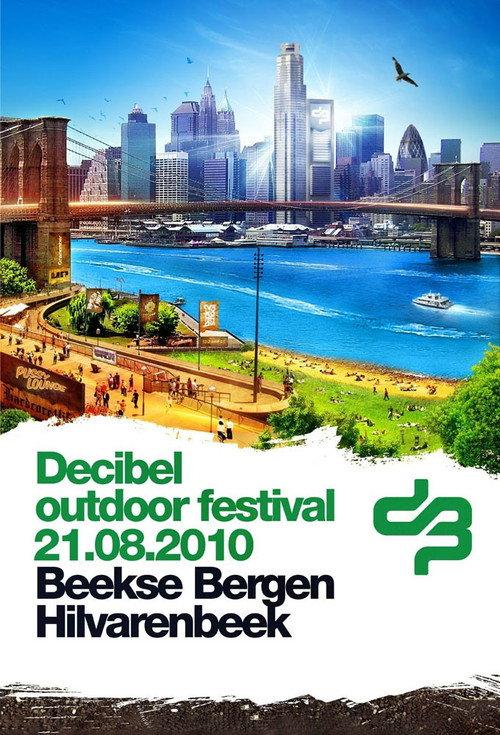 Decibel Outdoor Festival 2010 backdrop
