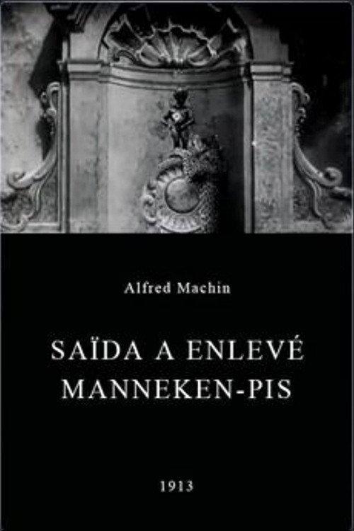 Saïda Makes Off with the Manneken Pis backdrop