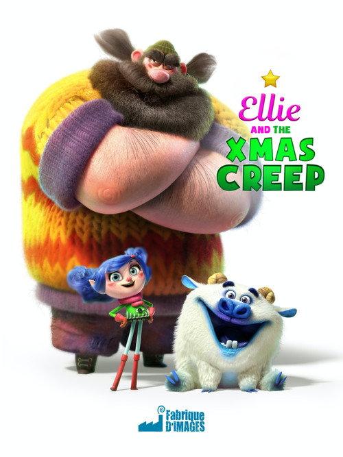 Ellie and the Christmas Creep backdrop