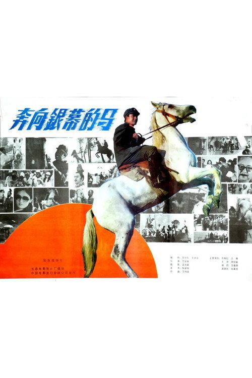A Horse Galloping Toward Screen backdrop
