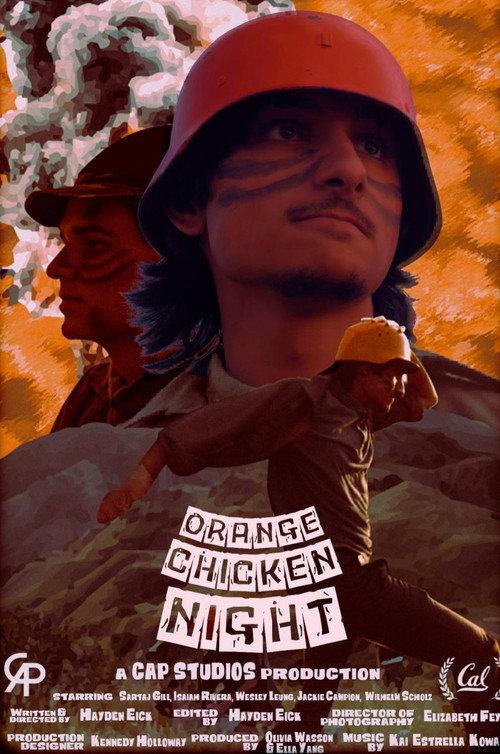 Orange Chicken Night backdrop