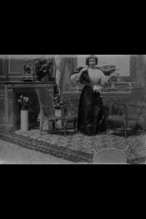 A Victorian Lady in Her Boudoir backdrop