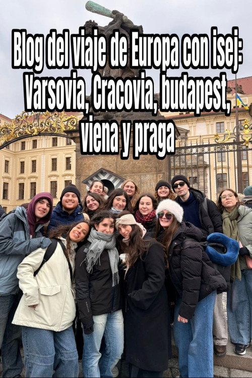 Blog of the Eurotrip with isej: Warsaw, Krakow, Budapest, Vienna and Prague backdrop