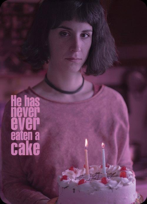 He has never ever eaten a cake backdrop