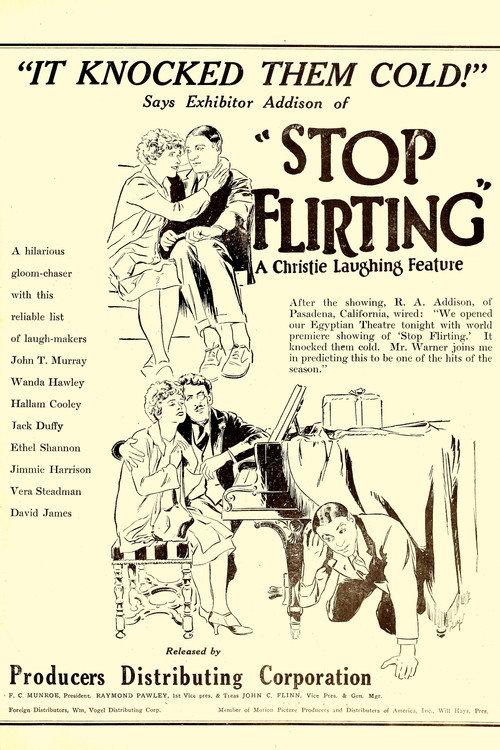 Stop Flirting backdrop