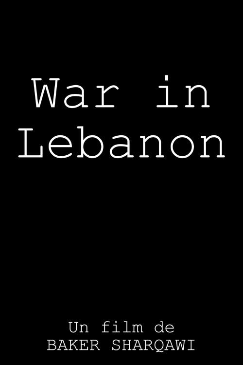 War in Lebanon backdrop