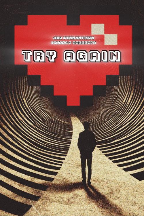 TRY AGAIN backdrop