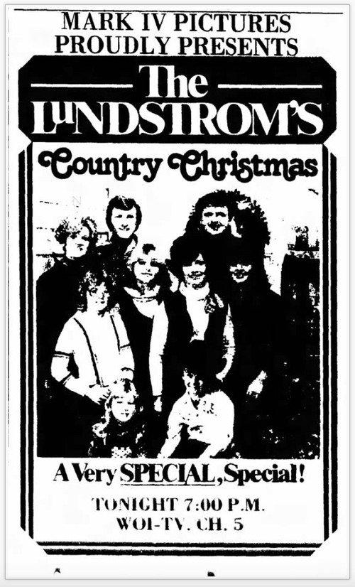 The Lundstroms Country Christmas backdrop