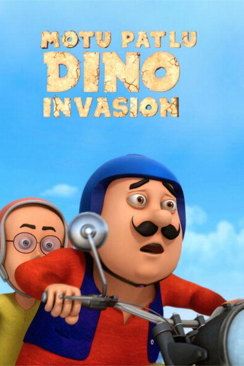 Motu Patlu Dino Invasion backdrop