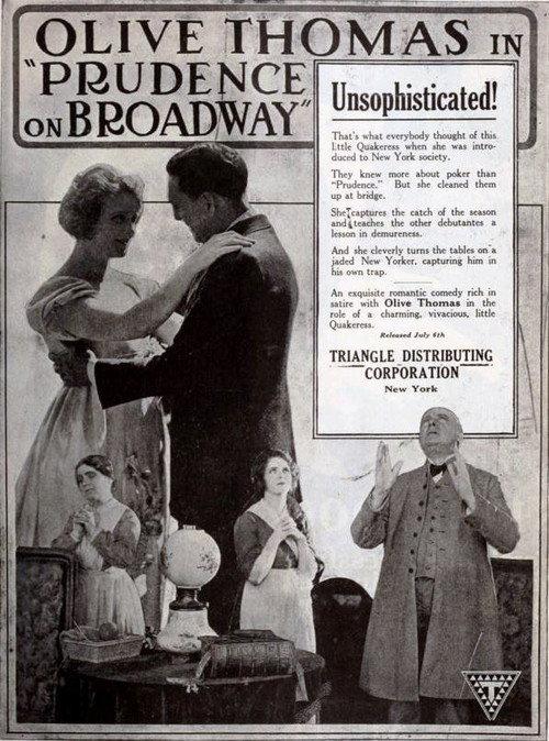 Prudence on Broadway backdrop