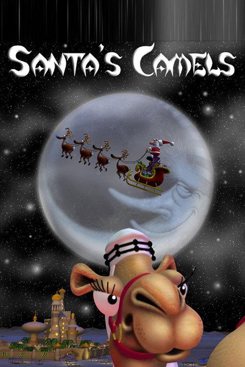Santa's Camels backdrop