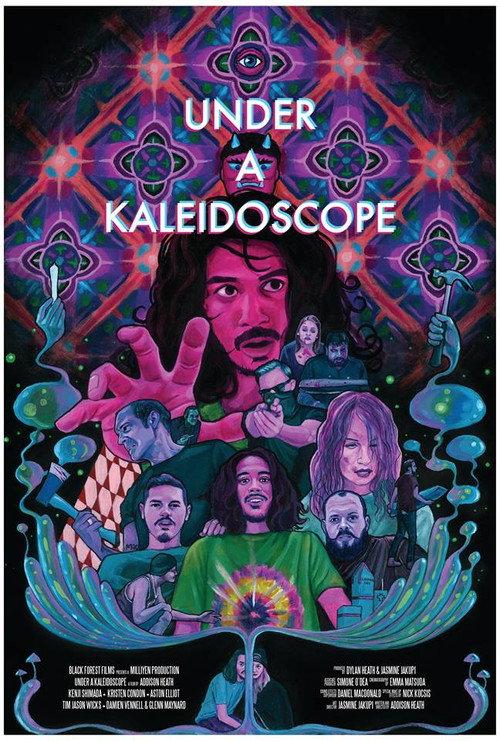 Under a Kaleidoscope backdrop