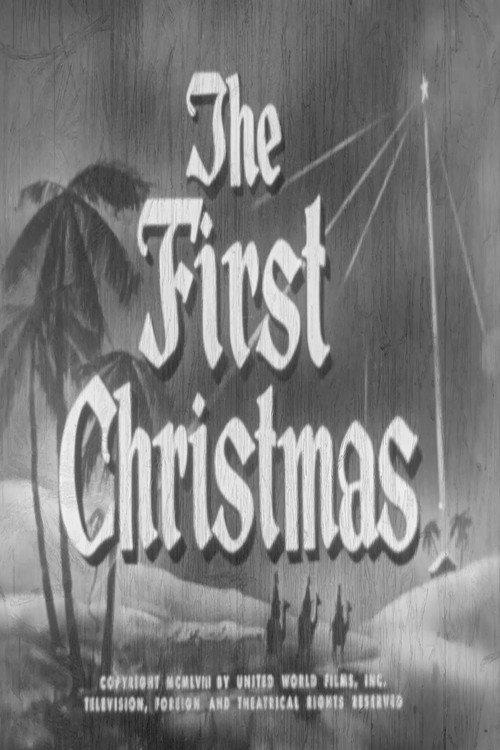 The First Christmas backdrop