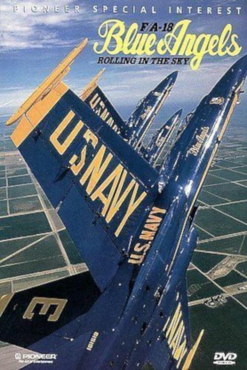 Rolling in the Sky: F/A-18 Blue Angels backdrop