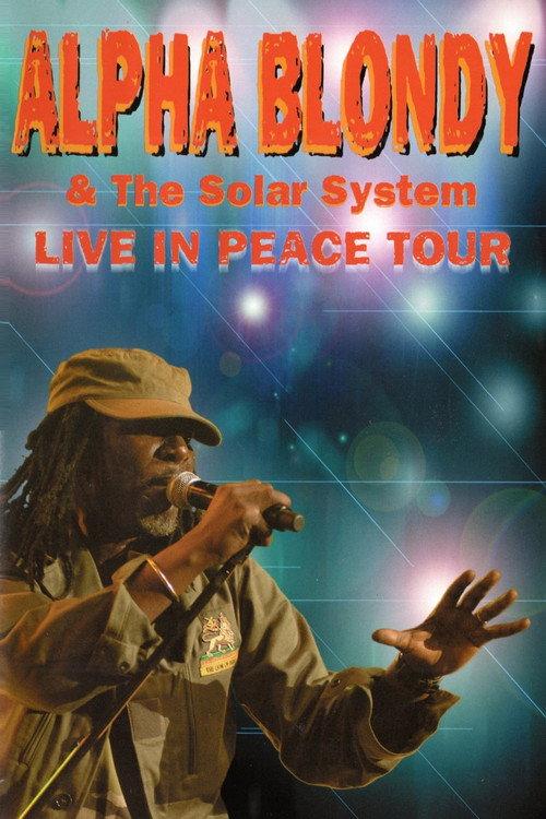 Alpha Blondy & The Solar System - Live in peace tour backdrop